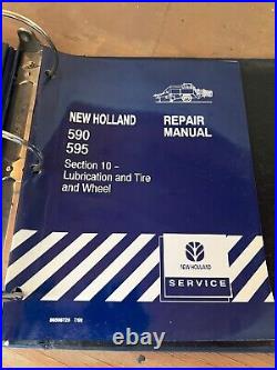 New Holland 590 595 Baler Service Shop Repair Workshop Manual Book