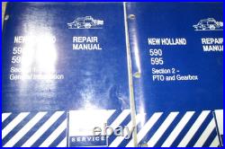 New Holland 590 & 595 Baler Service Shop Repair Workshop Manual NH 7-99 ORIGINAL