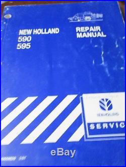 New Holland 590, 595 Big Baler Repair Manual 1997