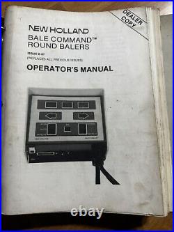 New Holland 630 640 650 660 Baler service manual Set + Bale Command Manuals