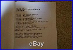 New Holland 630 640 650 660 Round Baler Service Manual