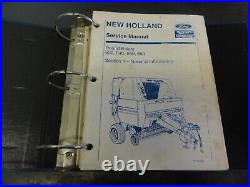 New Holland 630 640 650 660 Round Baler Service Manual Missing Section 10