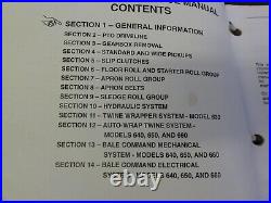 New Holland 630 640 650 660 Round Baler Service Manual Missing Section 10