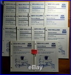New Holland 630 640 650 660 Round Baler Service Manual Set 40063001-14 7/94