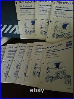 New Holland 630 640 650 660 Round Baler Service Repair Shop Manual in Binder