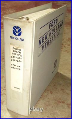 New Holland 630 640 650 660 Round Baler Service Shop Repair Manual NH ORIGINAL