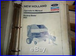 New Holland 630 640 650 660 round baler factory service repair manual set OEM