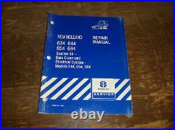 New Holland 634 644 654 664 Baler Bale Command Elec Shop Service Repair Manual