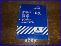 New Holland 634 644 654 664 Baler Bale Command Mech Shop Service Repair Manual