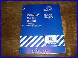 New Holland 634 644 654 664 Baler Gearbox Removal Shop Service Repair Manual