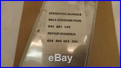 New Holland 634 644 654 664 Baler Repair/Service & Operators Manual 15 pc Set