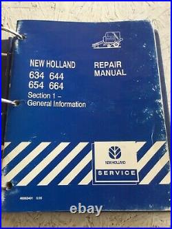 New Holland 634, 644, 654, 664 Baler Service Manual Set (Original)
