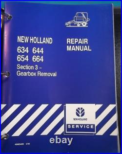 New Holland 634 644 654 664 Baler Service Shop Repair Workshop Manual