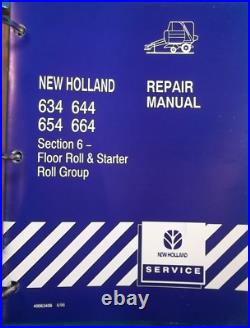 New Holland 634 644 654 664 Baler Service Shop Repair Workshop Manual