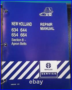 New Holland 634 644 654 664 Baler Service Shop Repair Workshop Manual