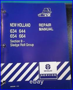 New Holland 634 644 654 664 Baler Service Shop Repair Workshop Manual