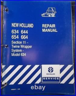 New Holland 634 644 654 664 Baler Service Shop Repair Workshop Manual