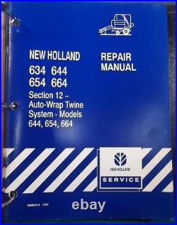 New Holland 634 644 654 664 Baler Service Shop Repair Workshop Manual