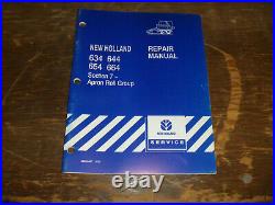 New Holland 634 644 654 664 Round Baler Apron Roll Shop Service Repair Manual