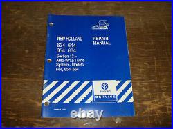 New Holland 634 644 654 664 Round Baler Auto Wrap Shop Service Repair Manual
