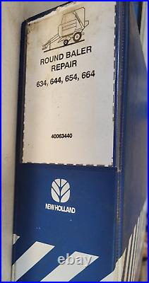 New Holland 634 644 654 664 Round Baler Command Plus Service and Owner's Manual