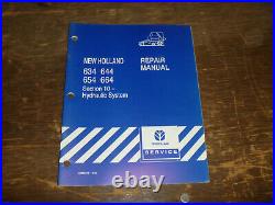 New Holland 634 644 654 664 Round Baler Hydraulic Sys Shop Service Repair Manual