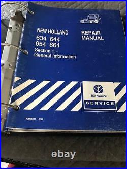 New Holland 634 644 654 664 Round Baler Service Repair Manuals