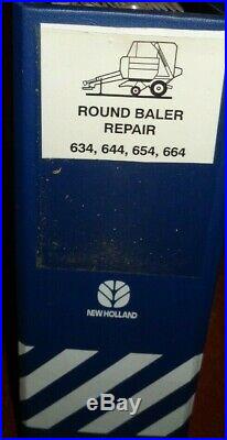 New Holland 634 644 654 664 Round Baler Service Repair Shop Manual NH ORIGINAL