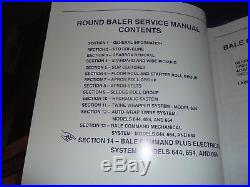 New Holland 634 644 654 664 Round Baler Service Shop Repair Workshop Manual