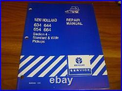 New Holland 634 Round Baler Standard Wide Pickups Service Repair Manual 40063404