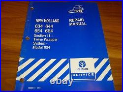 New Holland 634 Round Baler Twine Wrapper System Service Repair Manual 40063411