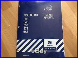 New Holland 638 648 658 678 688 Baler factory Service Repair manual OEM
