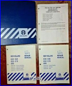 New Holland 638 648 658 678 688 Round Baler Service Repair Shop Manual ORIGINAL