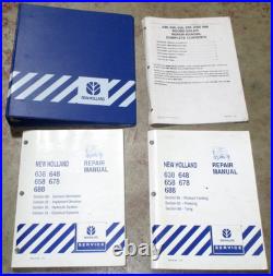 New Holland 638 648 658 678 688 Round Baler Service Shop Repair Manual ORIGINAL