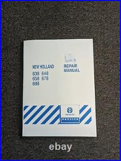 New Holland 638 648 658 678 688 Round Baler Shop Service Repair Manual