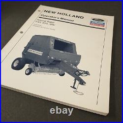 New Holland 640 650 660 Round Baler Operator Manual ORIGINAL NOT A PRINT