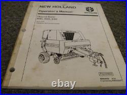 New Holland 640 650 660 Round Baler Owner Operator Maintenance Manual User Guide New Holland 640 650 660 Round Baler Owner Operator Maintenance Manual User Guide