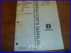 New Holland 644 654 664 Bale Command Plus Round Baler Owner Operator Manual