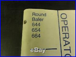New Holland 644 654 664 Baler Operator's Manual 42064430 8/95