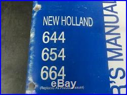 New Holland 644 654 664 Baler Operator's Manual 42064431 6/96