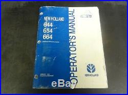 New Holland 644 654 664 Baler Operator's Manual 6/96 42064431