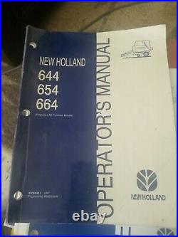 New Holland 644 654 664 Round Baler Operators Maintenance Manual NH 1997