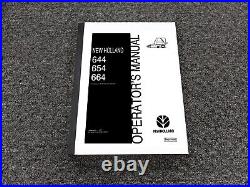 New Holland 644 654 664 Round Baler Owner Operator Manual PN 42064431