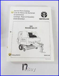 New Holland 644 Round Baler Parts Catalog 5064410 9/95