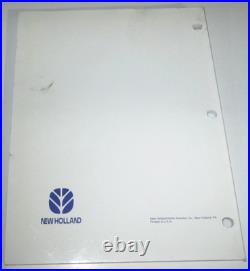 New Holland 648 658 678 688 Round Baler Operators Owners Manual 10-01 ORIGINAL