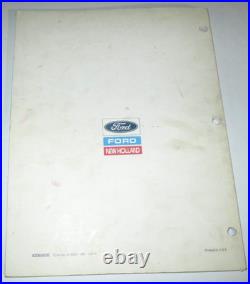 New Holland 650 Round Baler Operators Owners Maintenance Manual 12-91 ORIGINAL