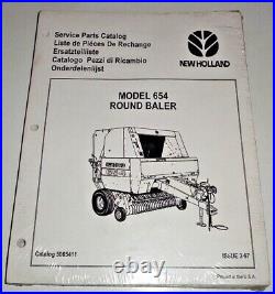 New Holland 654 Round Baler Parts Catalog Manual Book 3/97 NH ORIGINAL! NOS