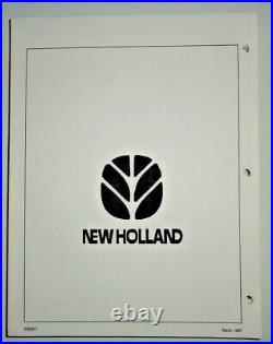 New Holland 654 Round Baler Parts Catalog Manual Book 3/97 NH Original