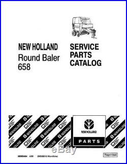 New Holland 658 Round Baler Parts Catalog