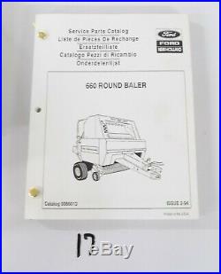 New Holland 660 Round Baler Parts Catalog 2/94